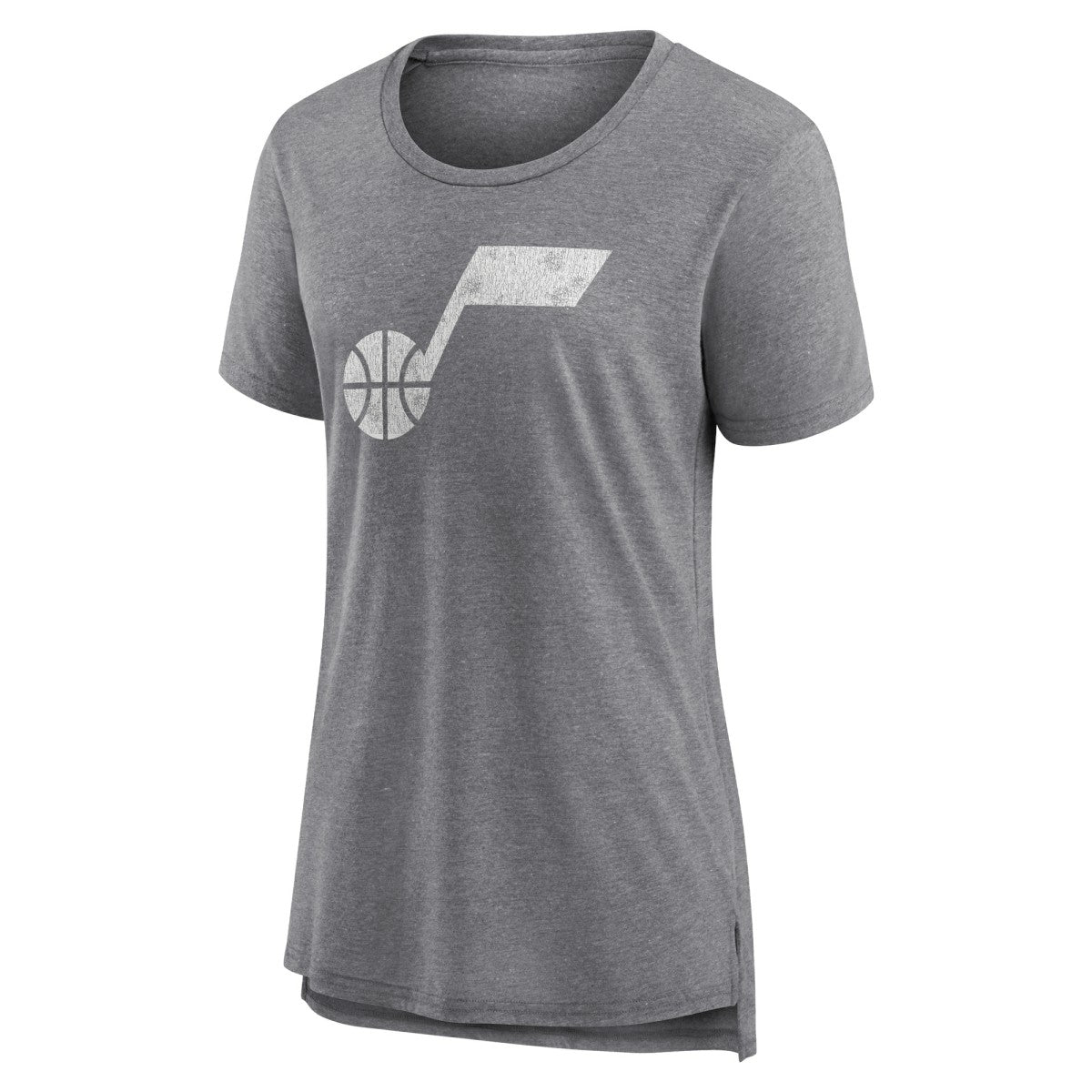 NBA Utah Jazz Women's Distressed Logo Tri-Blend T-Shirt