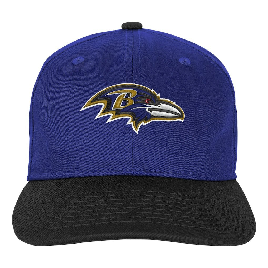 Outerstuff Youth True Retro Adjustable Hat - Baltimore Ravens