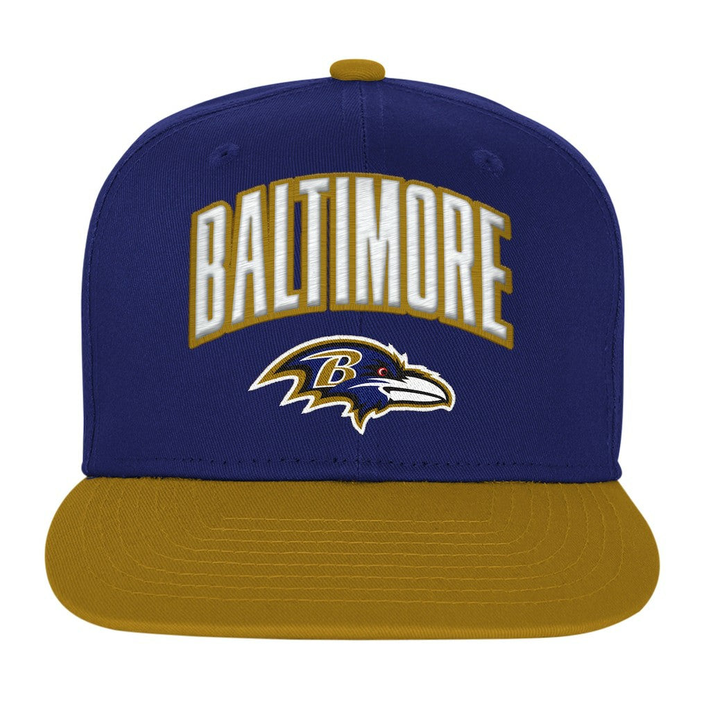 Outerstuff Youth Essentials Snapback Hat - Baltimore Ravens