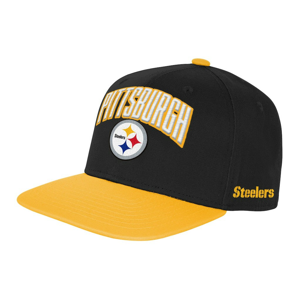 Outerstuff Youth Essentials Snapback Hat - Pittsburgh Steelers