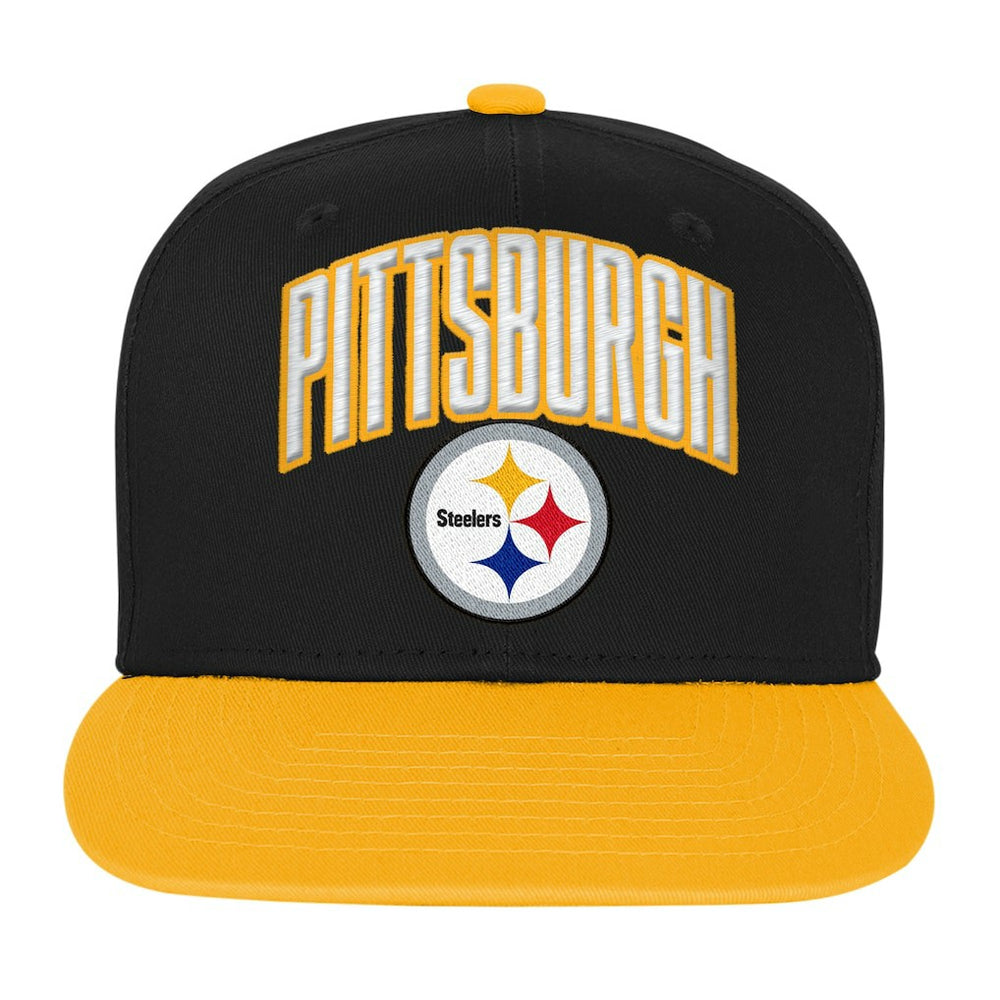 Outerstuff Youth Essentials Snapback Hat - Pittsburgh Steelers