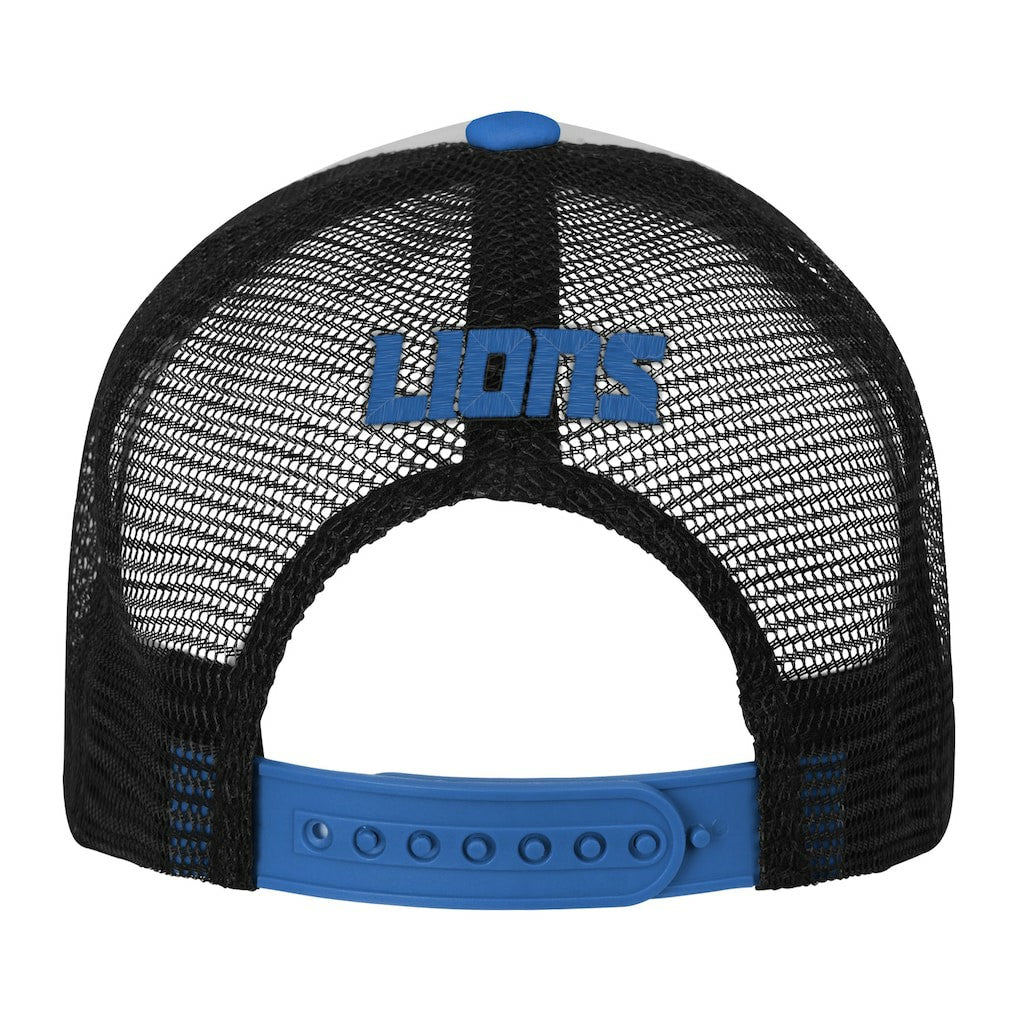 Youth Essentials Trucker Adjustable Hat - Detroit Lions