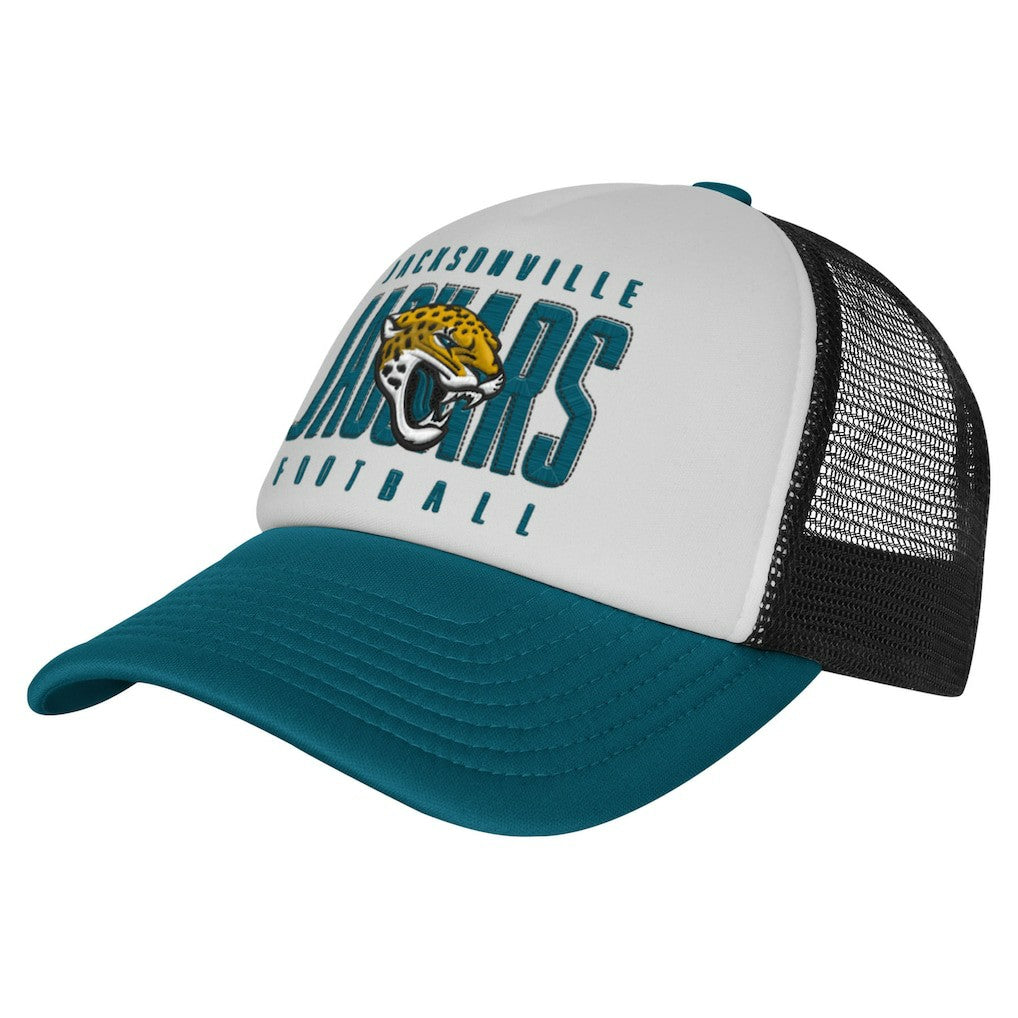 Youth Essentials Trucker Adjustable Hat - Jacksonville Jaguars
