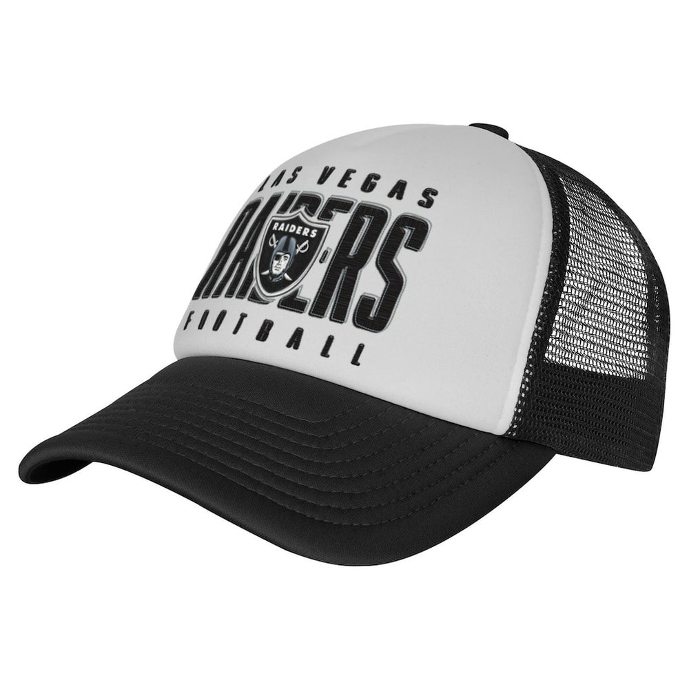 Youth Essentials Trucker Adjustable Hat - Las Vegas Raiders