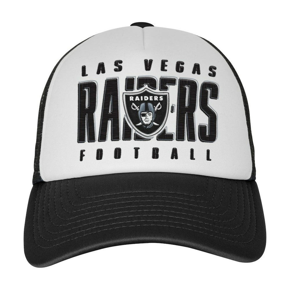 Youth Essentials Trucker Adjustable Hat - Las Vegas Raiders