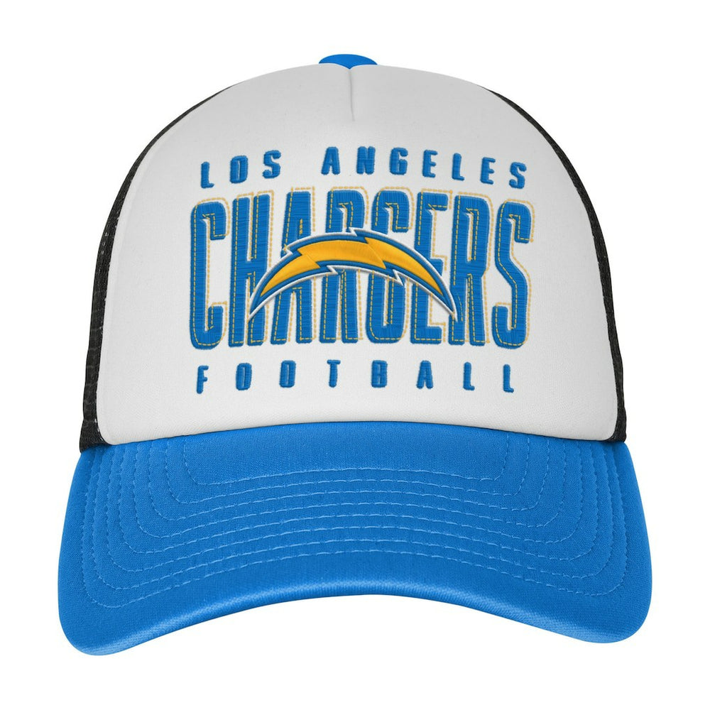 Youth Essentials Trucker Adjustable Hat - Los Angeles Chargers