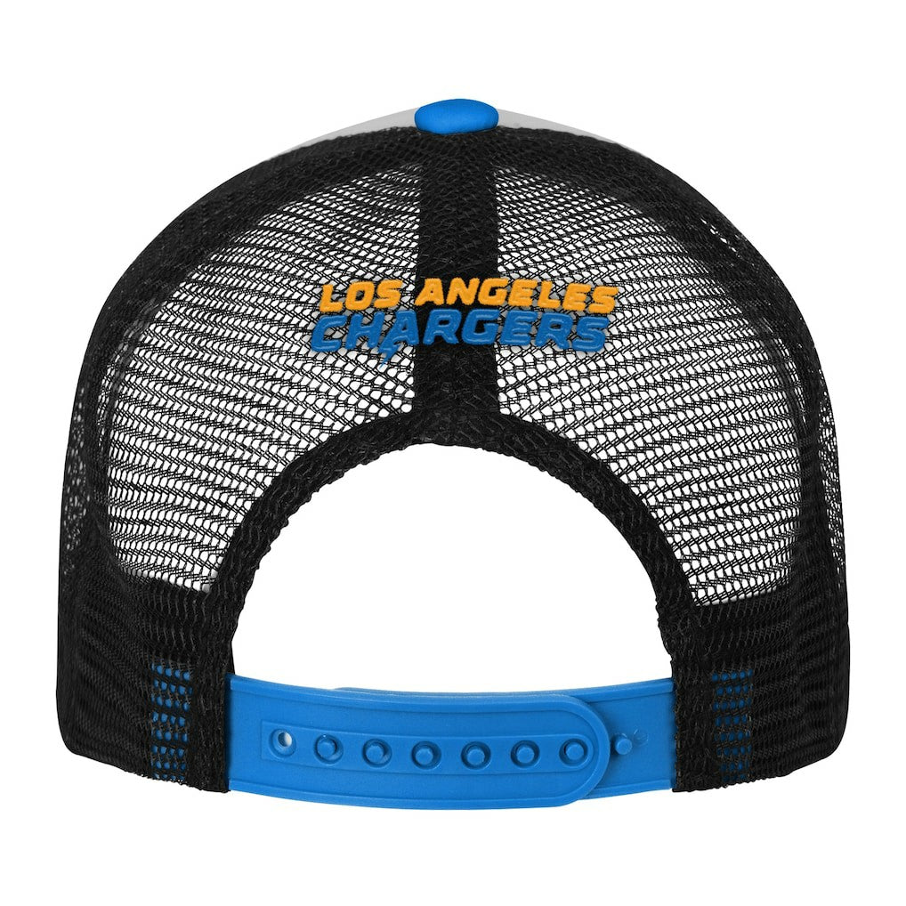 Youth Essentials Trucker Adjustable Hat - Los Angeles Chargers