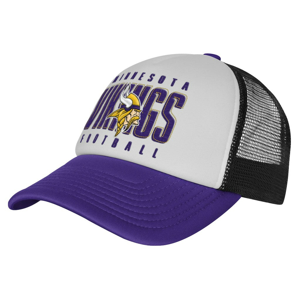 Youth Essentials Trucker Adjustable Hat - Minnesota Vikings
