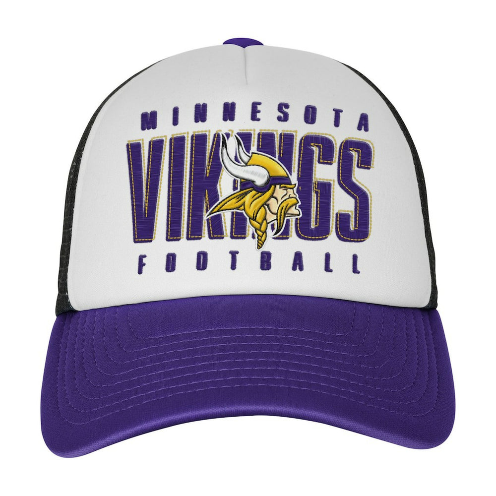 Youth Essentials Trucker Adjustable Hat - Minnesota Vikings