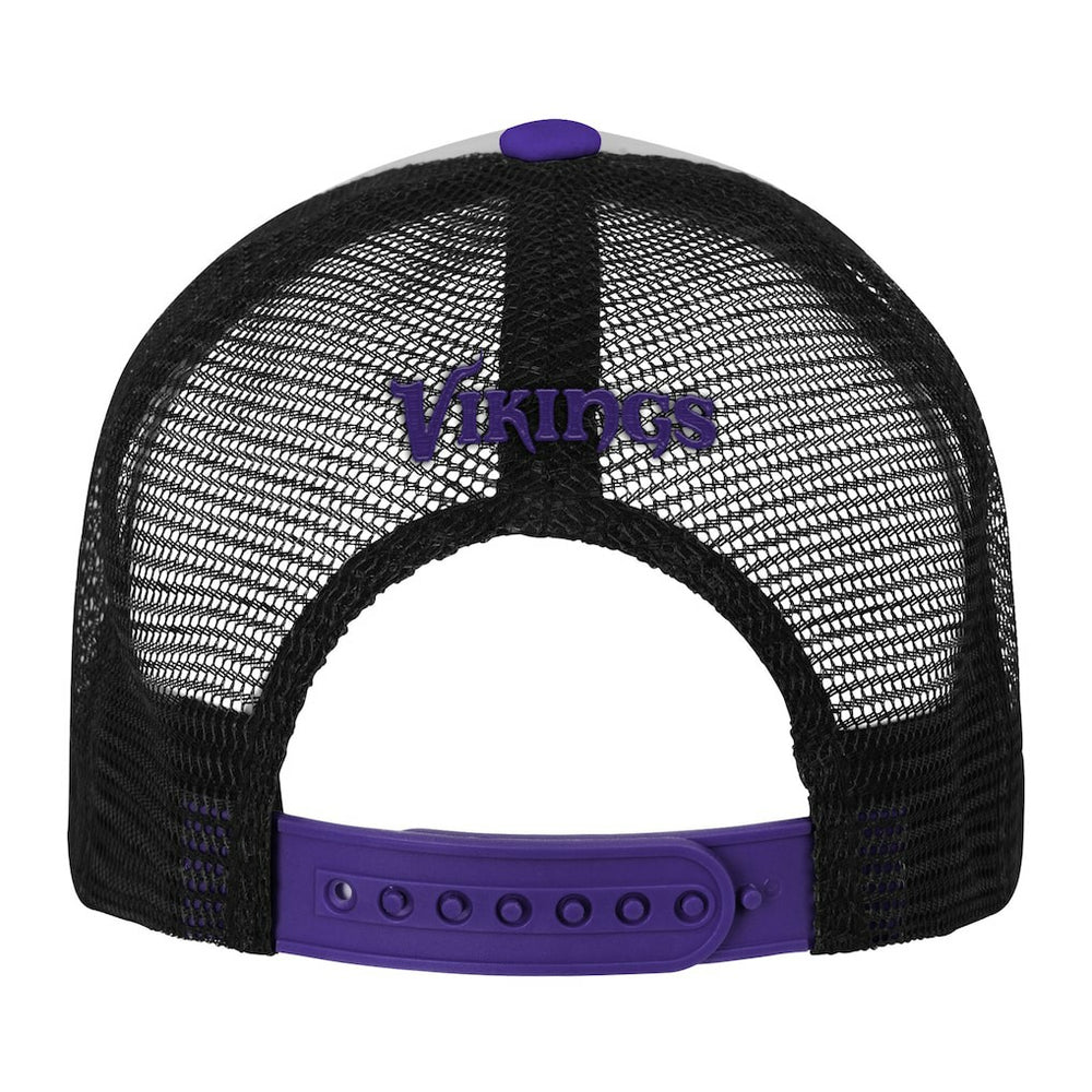 Youth Essentials Trucker Adjustable Hat - Minnesota Vikings
