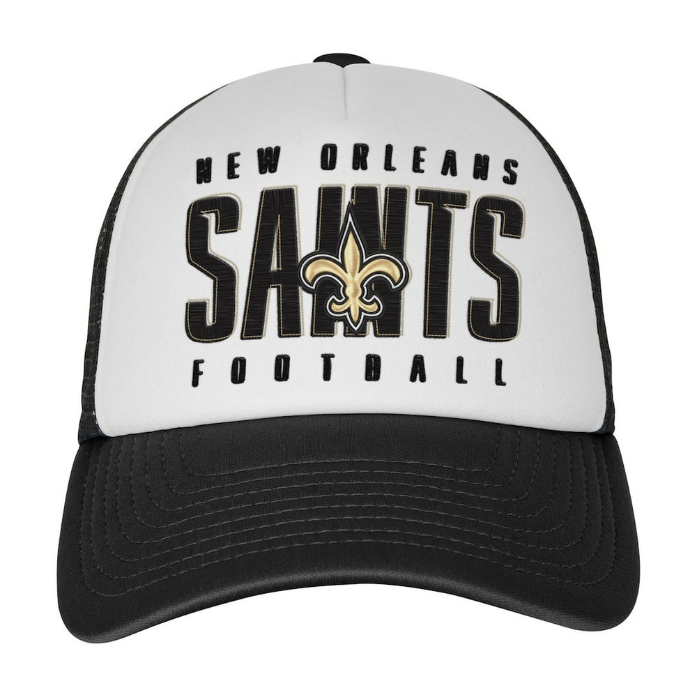 Youth Essentials Trucker Adjustable Hat - New Orleans Saints