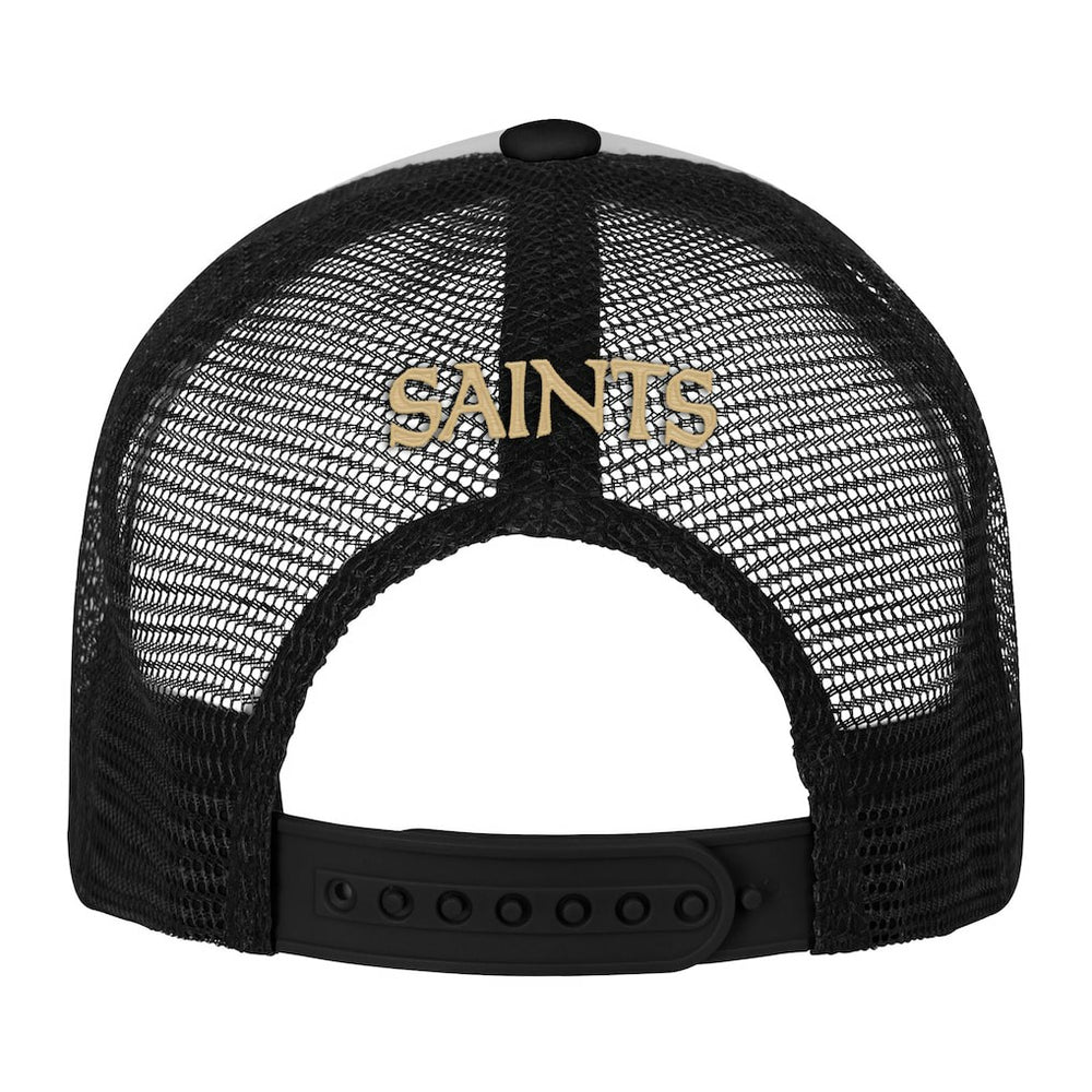 Youth Essentials Trucker Adjustable Hat - New Orleans Saints