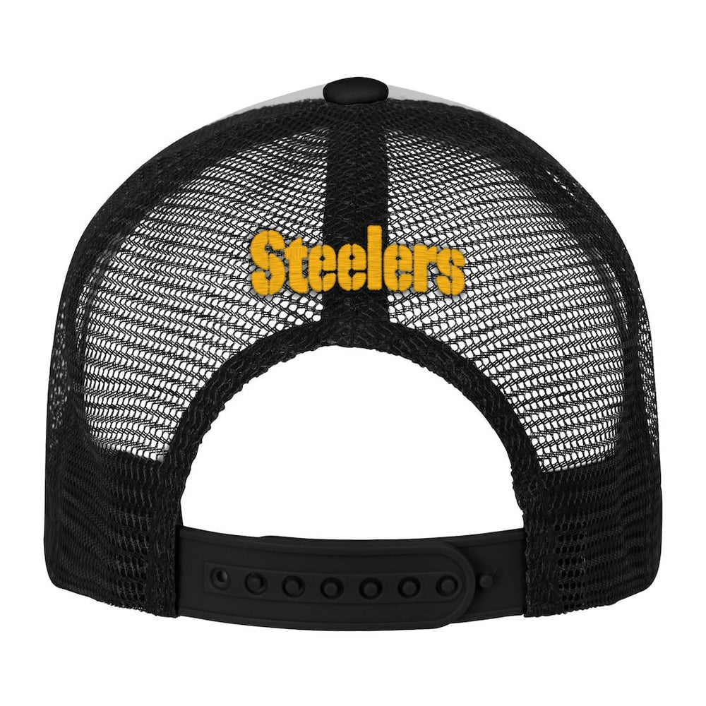 Youth Essentials Trucker Adjustable Hat - Pittsburgh Steelers