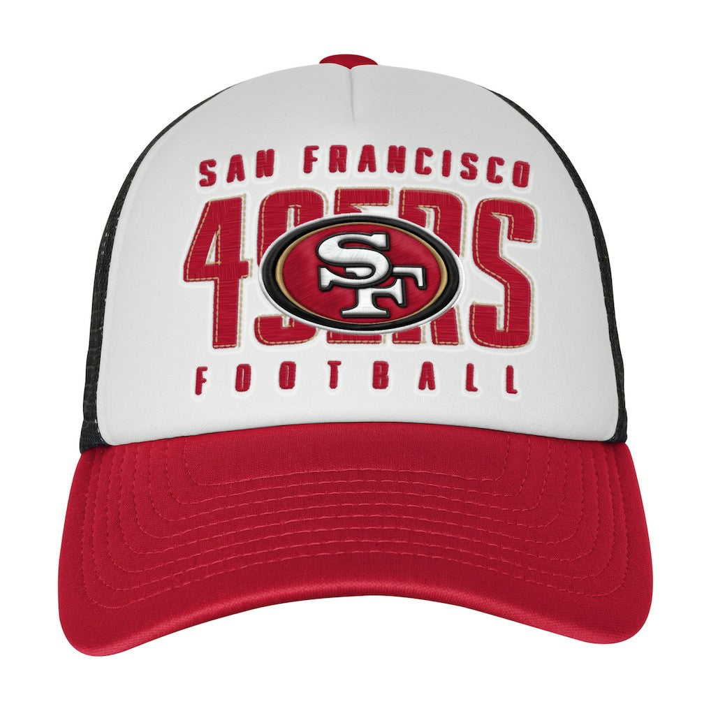 Youth Essentials Trucker Adjustable Hat - San Francisco 49ers