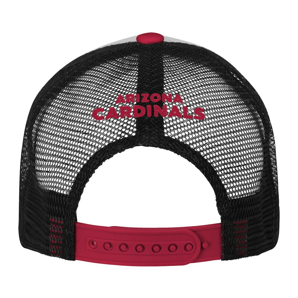 Youth Essentials Trucker Adjustable Hat - Arizona Cardinals