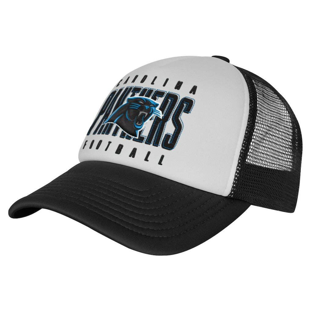Youth Essentials Trucker Adjustable Hat - Carolina Panthers