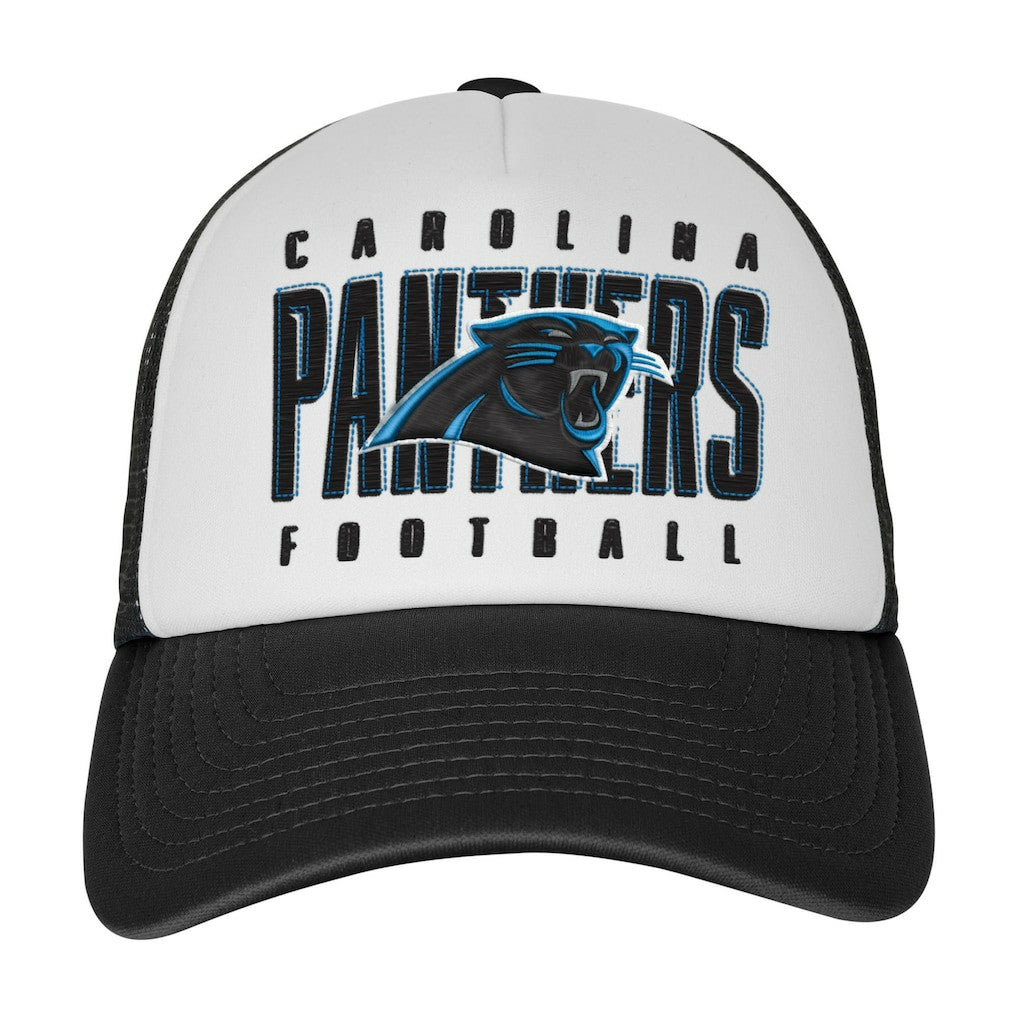 Youth Essentials Trucker Adjustable Hat - Carolina Panthers