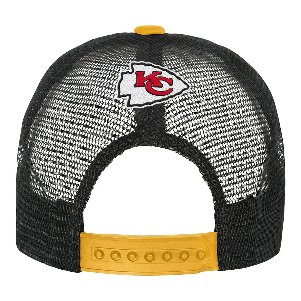 Youth Modern Fan Trucker Adjustable Hat - Kansas City Chiefs