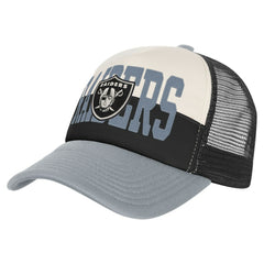 Youth Modern Fan Trucker Adjustable Hat - Las Vegas Raiders