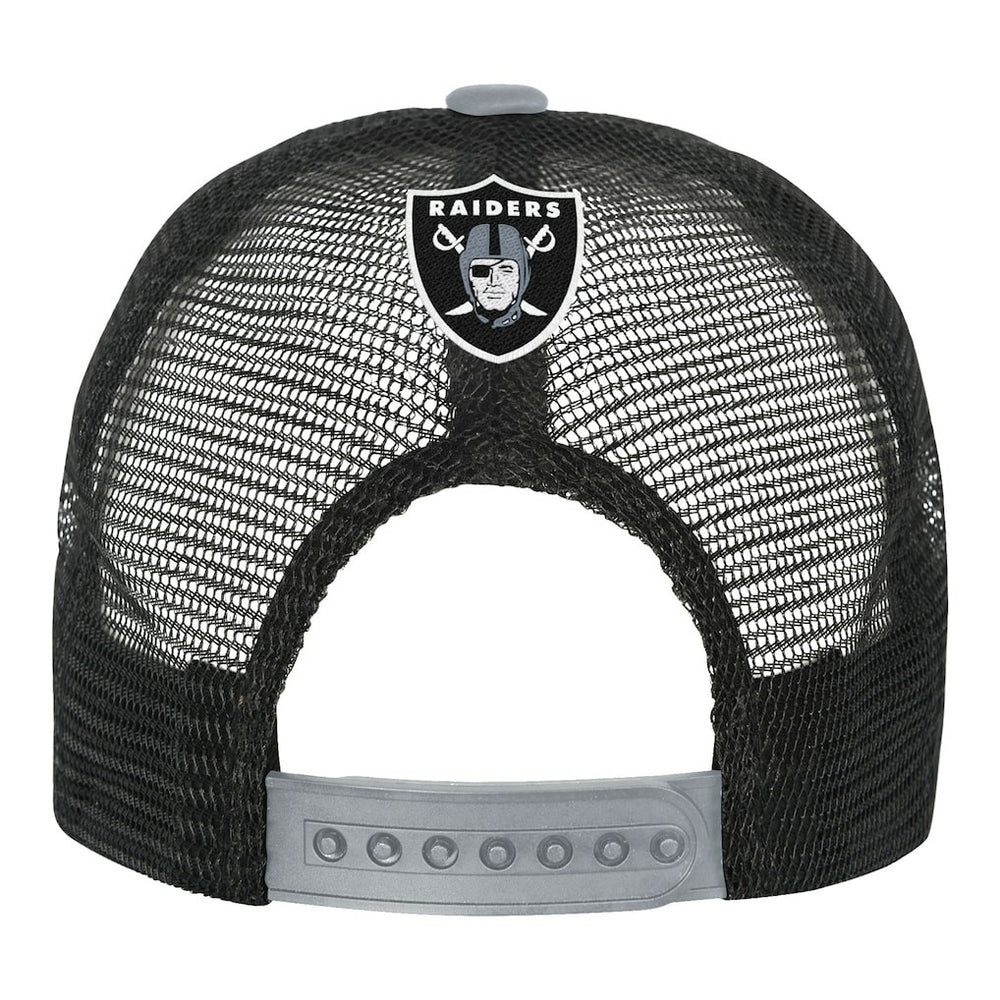 Youth Modern Fan Trucker Adjustable Hat - Las Vegas Raiders