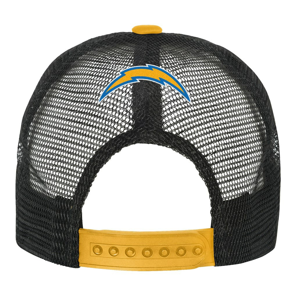 Youth Modern Fan Trucker Adjustable Hat - Los Angeles Chargers
