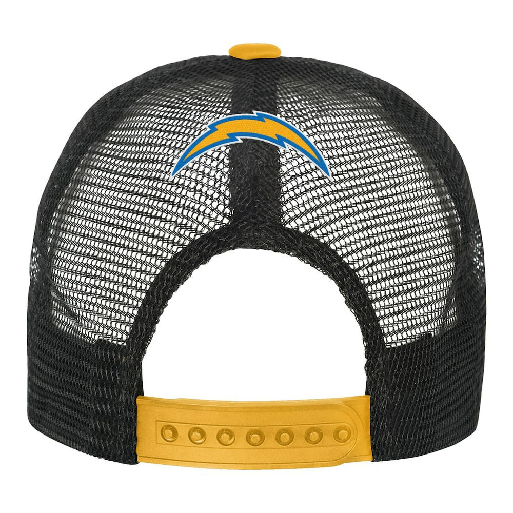 Youth Modern Fan Trucker Adjustable Hat - Los Angeles Chargers
