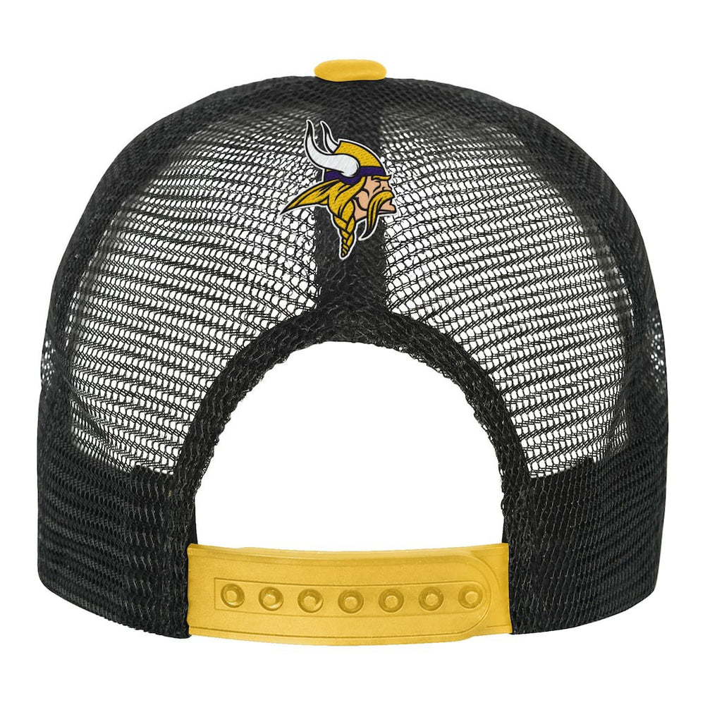 Youth Modern Fan Trucker Adjustable Hat - Minnesota Vikings
