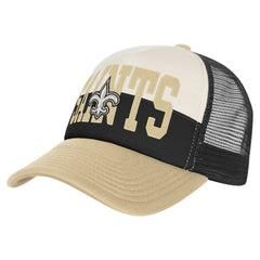 Youth Modern Fan Trucker Adjustable Hat - New Orleans Saints