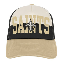 Youth Modern Fan Trucker Adjustable Hat - New Orleans Saints