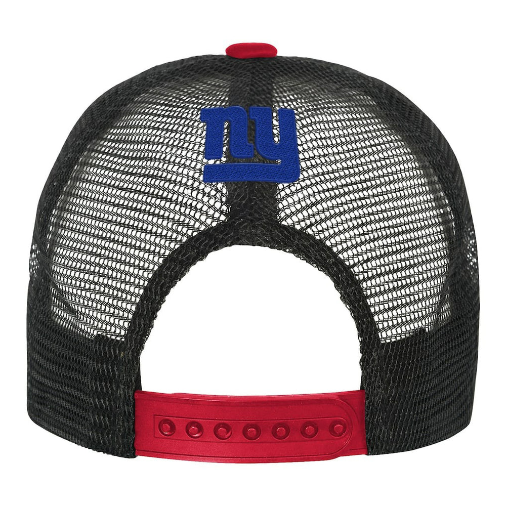 Youth Modern Fan Trucker Adjustable Hat - New York Giants