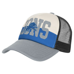 Youth Modern Fan Trucker Adjustable Hat - Detroit Lions