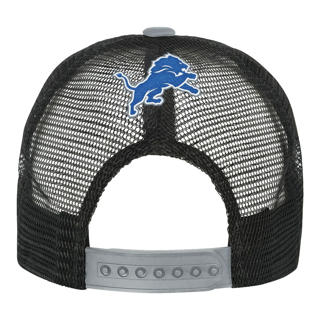 Youth Modern Fan Trucker Adjustable Hat - Detroit Lions