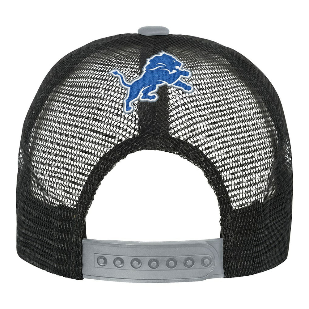 Youth Modern Fan Trucker Adjustable Hat - Detroit Lions