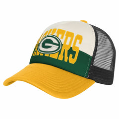 Youth Modern Fan Trucker Adjustable Hat - Green Bay Packers