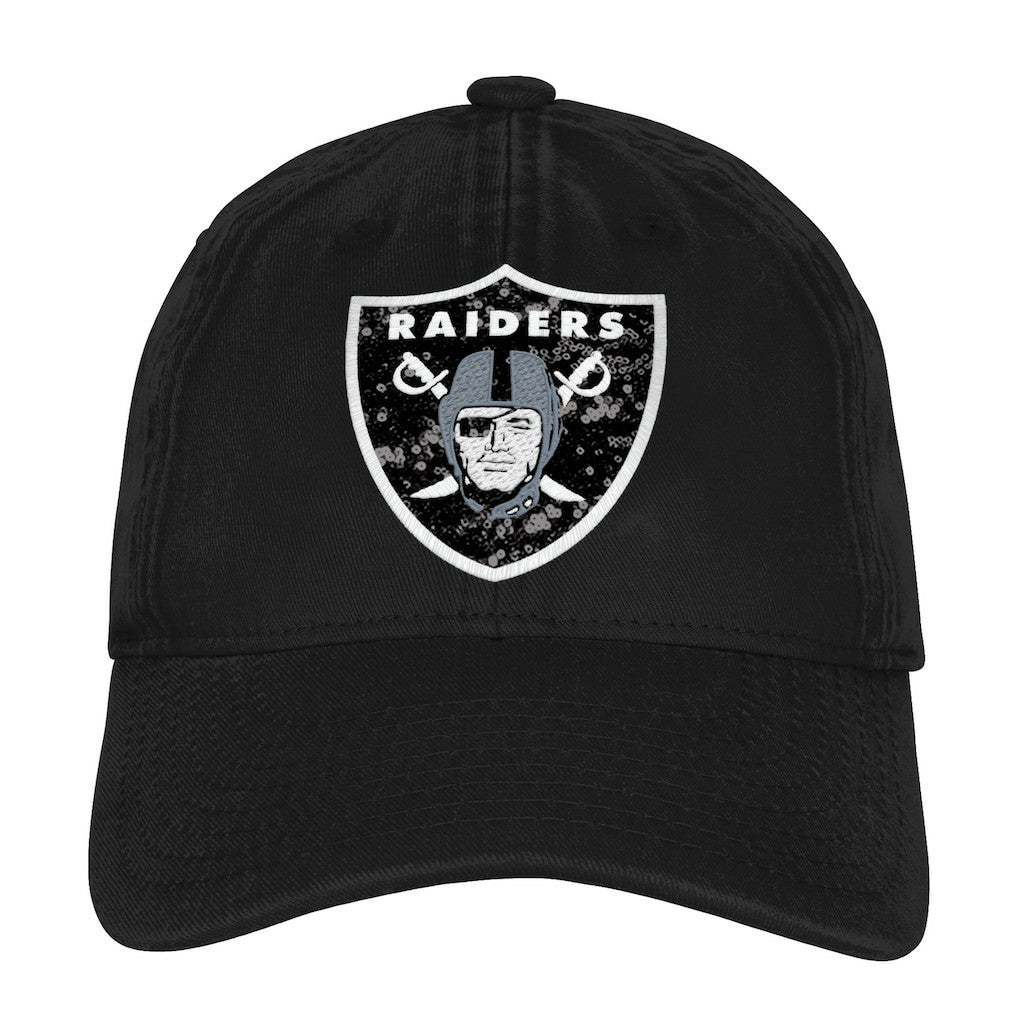 Outerstuff Girls Youth Gridiron Adjustable Hat - Las Vegas Raiders