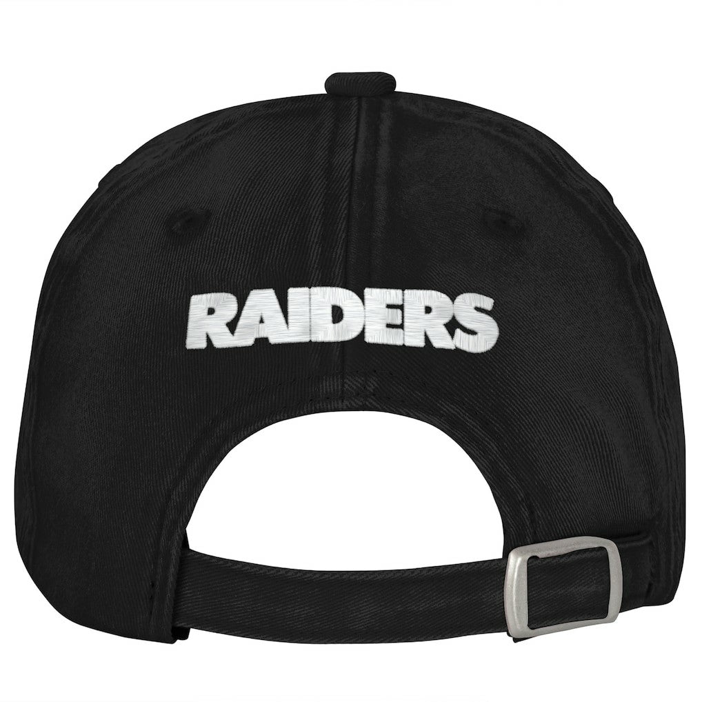 Outerstuff Girls Youth Gridiron Adjustable Hat - Las Vegas Raiders