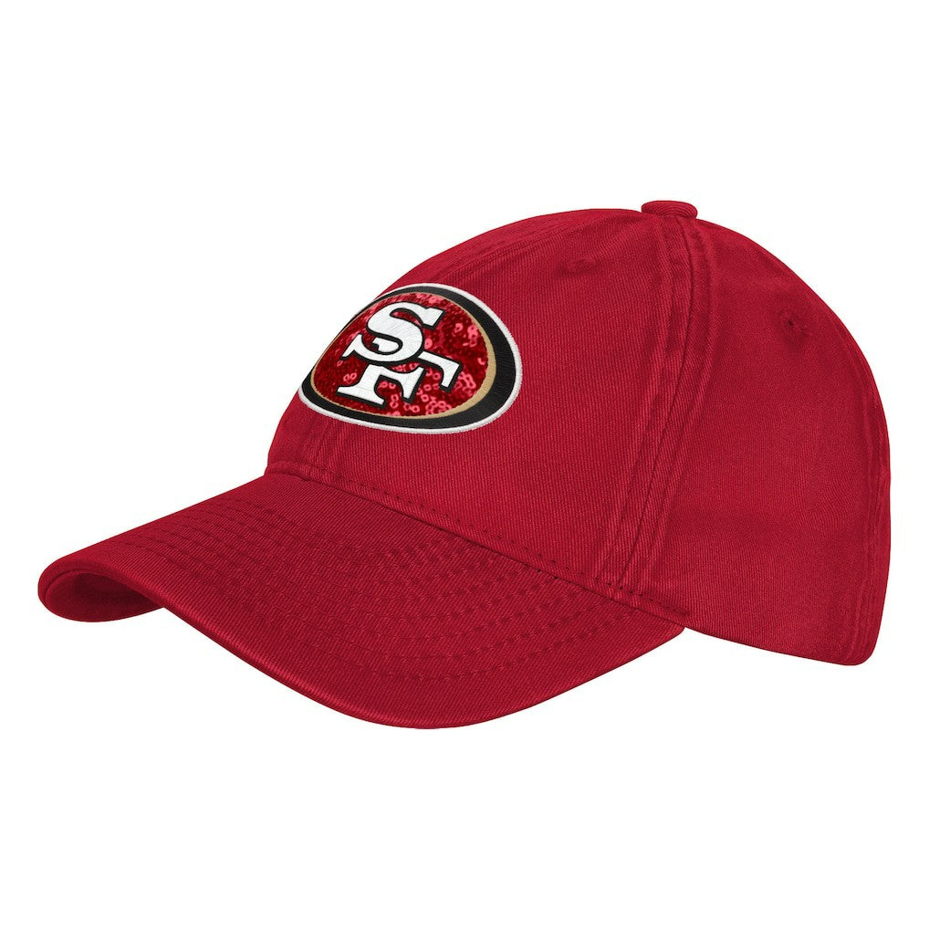 Outerstuff Girls Youth Gridiron Adjustable Hat - San Francisco 49ers