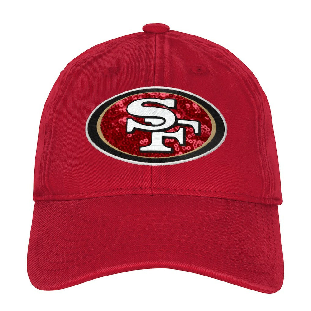 Outerstuff Girls Youth Gridiron Adjustable Hat - San Francisco 49ers