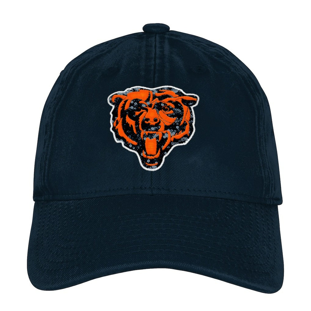 Outerstuff Girls Youth Gridiron Adjustable Hat - Chicago Bears