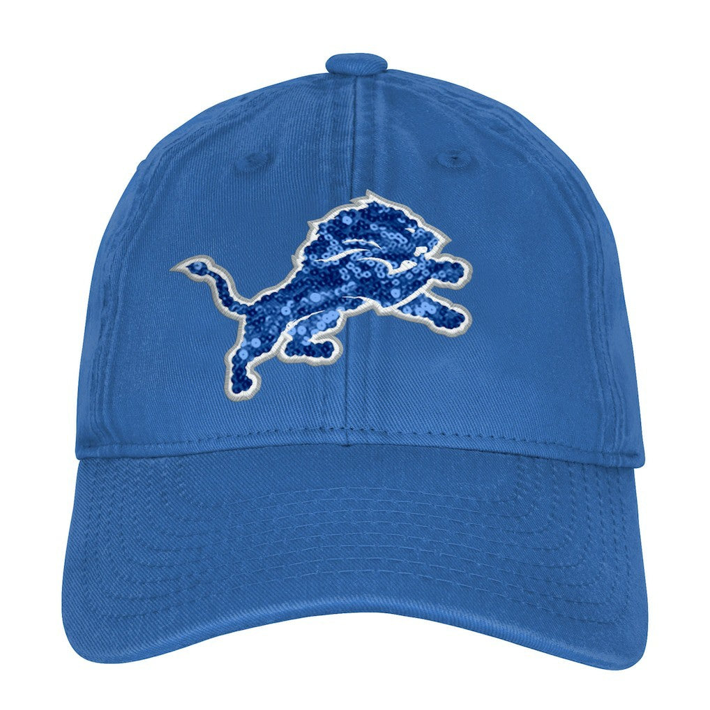 Outerstuff Girls Youth Gridiron Adjustable Hat - Detroit Lions