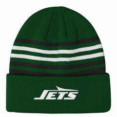 Outerstuff Essentials Cuffed Knit Hat - New York Jets