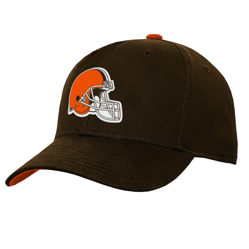 Outerstuff Youth Team Pre-Curved Adjustable Hat - Cleveland Browns