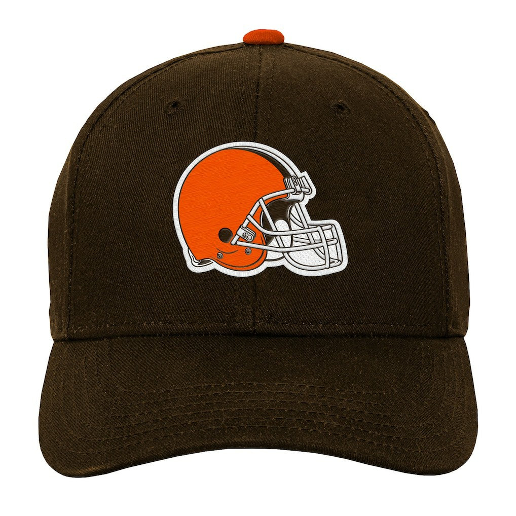 Outerstuff Youth Team Pre-Curved Adjustable Hat - Cleveland Browns