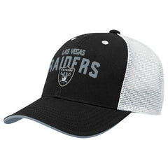 Outerstuff Youth Core Lockup Trucker Adjustable Hat - Las Vegas Raiders