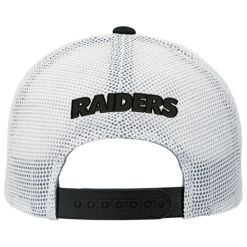Outerstuff Youth Core Lockup Trucker Adjustable Hat - Las Vegas Raiders