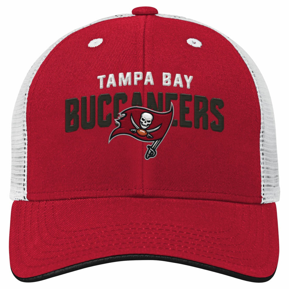 Outerstuff Youth Core Lockup Trucker Adjustable Hat - Tampa Bay Buccaneers