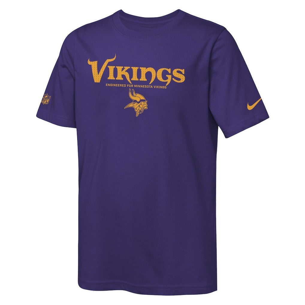 Youth Sideline Team Issue T-Shirt - Minnesota Vikings