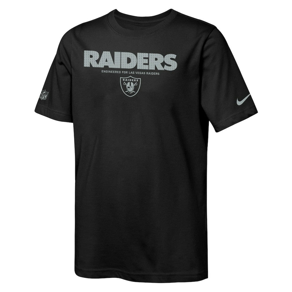 Youth Sideline Team Issue T-Shirt - Las Vegas Raiders