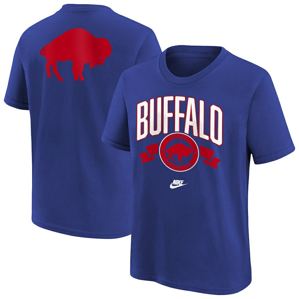 Youth Rewind Front & Back Essential T-Shirt - Buffalo Bills