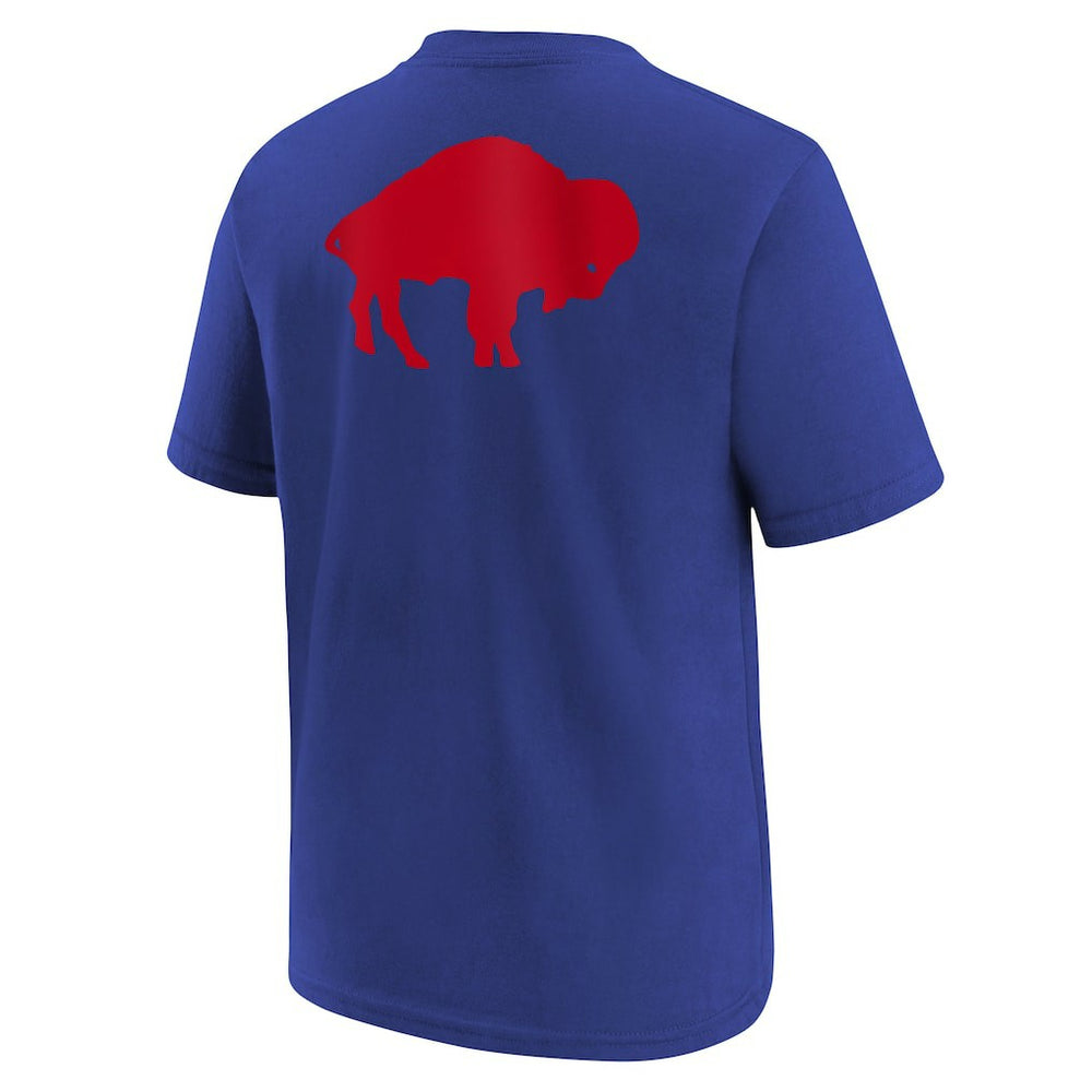 Youth Rewind Front & Back Essential T-Shirt - Buffalo Bills